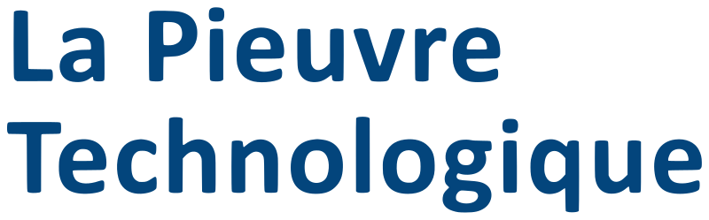 Texte du logo — bleu