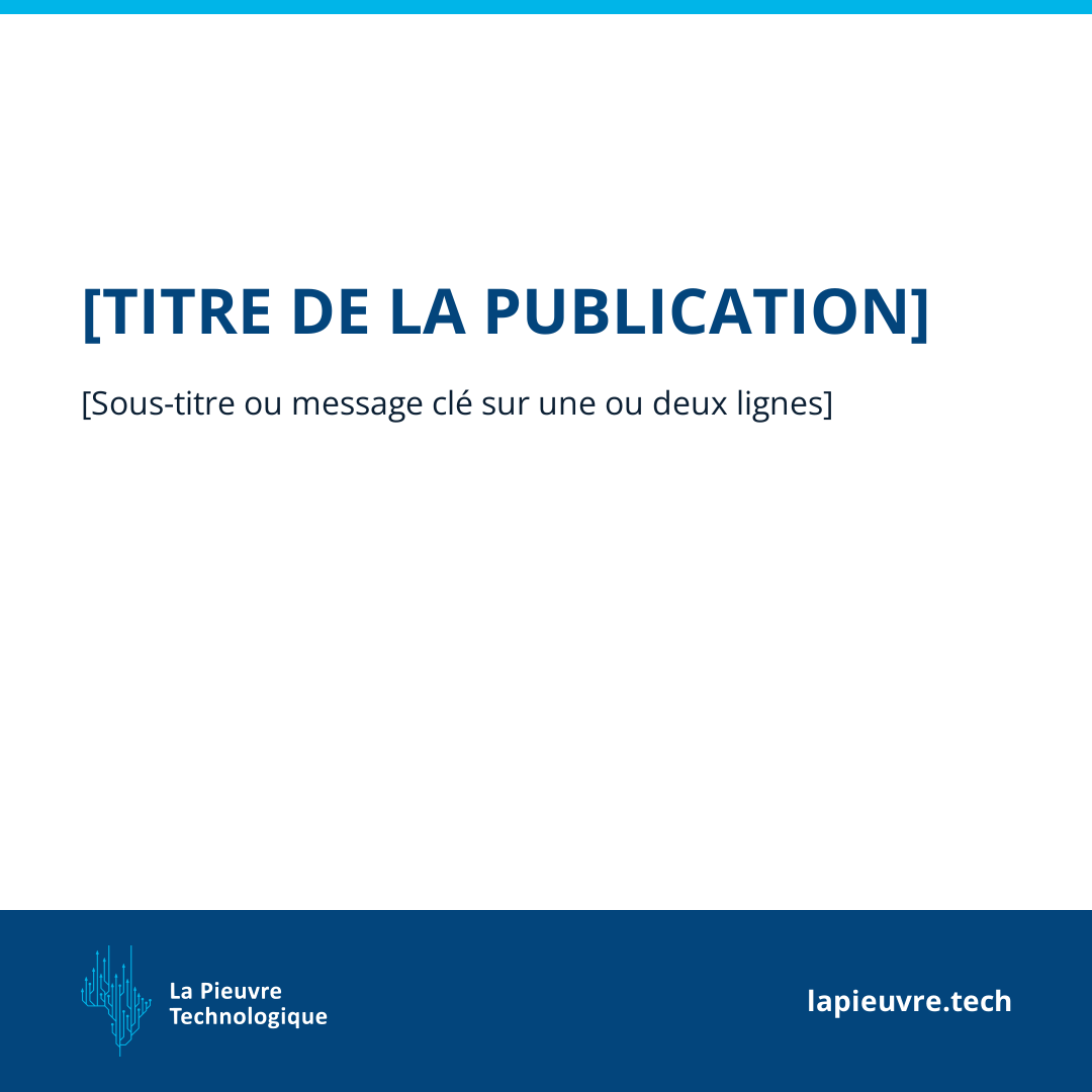 Modèle de publication